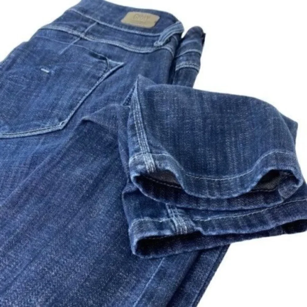 Saks Fifth Ave Gray Brand Distressed Skinny Blue Jeans 26
